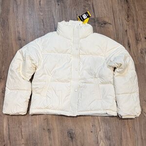 Adult Express Middy  Cream Puffer Jacket